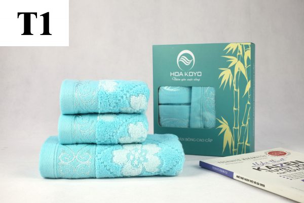 bộ khăn Hộp khăn quà tặng Hoakoyo T1