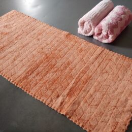 Khăn lông cừu siêu mềm 30x50 kẻ - MS02