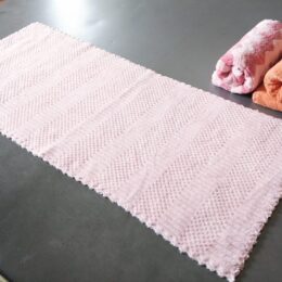 Khăn lông cừu siêu mềm 30x50 kẻ - MS02