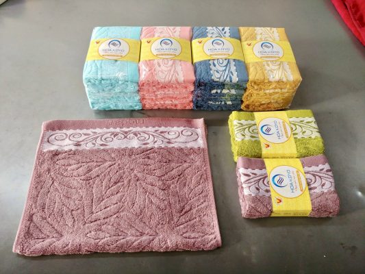 Khăn mặt họa tiết lá Modal - MF02