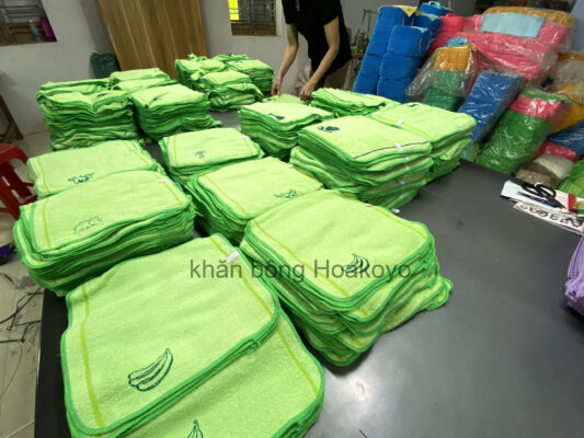 khăn mẫu giáo in