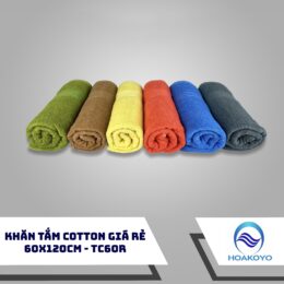 khăn tắm cotton 60x120 giá rẻ TC60R