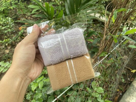 gói quà nhỏ 3 khăn mặt Cotton