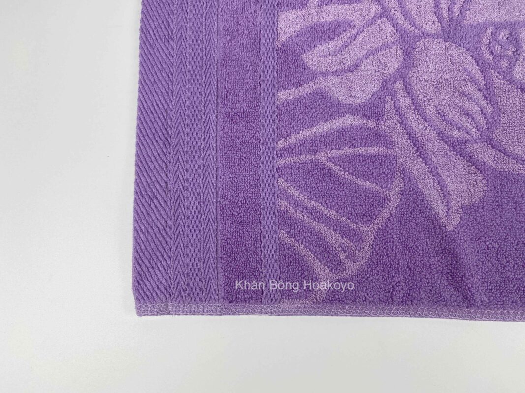 Khăn mặt hoa văn sợi Cotton nở và Bamboo cao cấp MH02 khăn bông nhiều chất liệu