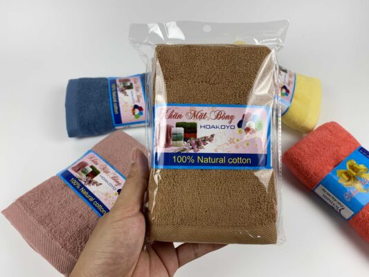 khăn gội đầu Cotton cao cấp GC01 2023
