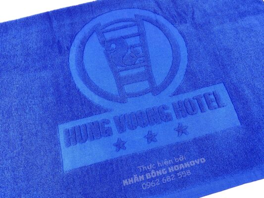 Khăn tắm khách sạn dệt logo Hùng Vương Hotel