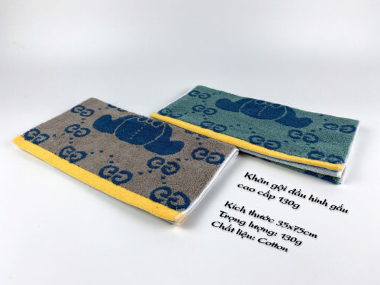 Khăn gội đầu Cotton nhập khẩu cao cấp - KNGC06