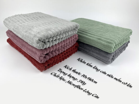 Khăn tắm siêu mềm nhập khẩu giá rẻ 70x140cm - KNTS7002
