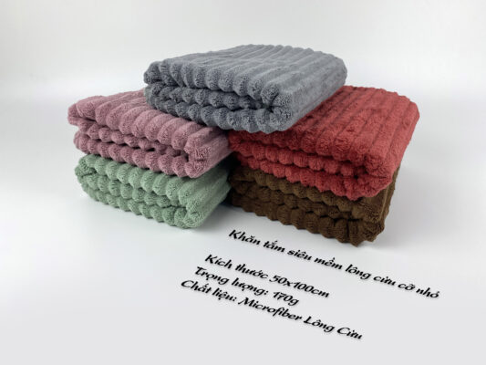 Khăn tắm siêu mềm nhập khẩu giá rẻ 50x100cm - KNTS5002