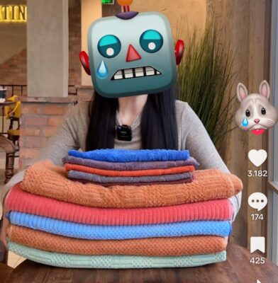 Mua combo khăn tắm trên Tiktok