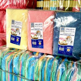 khăn gội hoa hồng GH01