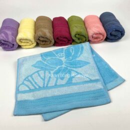 Khăn mặt hoa văn sợi Cotton nở và Bamboo cao cấp MH02