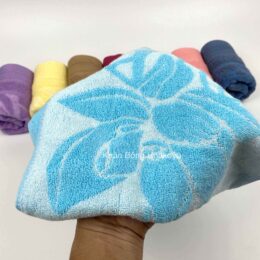 Khăn mặt hoa văn sợi Cotton nở và Bamboo cao cấp MH02