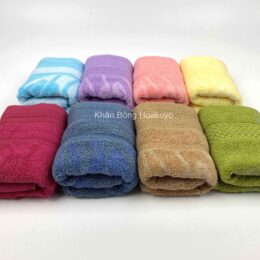 Khăn mặt hoa văn sợi Cotton nở và Bamboo cao cấp MH02