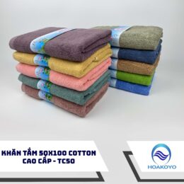 khăn tắm 50x100 cotton cao cấp TC50