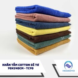 khăn tắm cotton cao cấp 70x140cm tc70