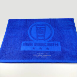 Khăn tắm khách sạn dệt logo Hùng Vương Hotel Khăn bông Cotton cao cấp dệt theo yêu cầu